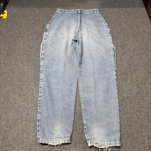 VTG 90s JCPenney Womens Utility Taper Jeans Size 6 (24x24.5) Distressed Grunge - Picture 5 of 11